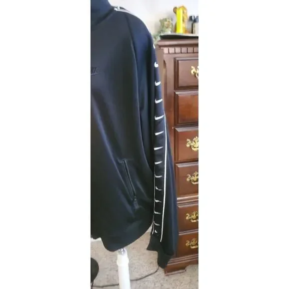 NIKE SWOOSH MENS TAPED TRACK JACKET - Picture 4 of 9